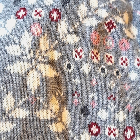 Vintage Dana Scott Fair Isle Snowflake Christmas Sweater - Picture 9 of 10